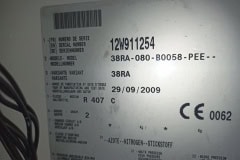 Agregat skraplający Carrier 38RA-080 przebudowa na chiller