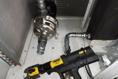 Instalacja wody lodowej na rurach KAN therm