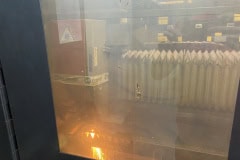 Praca wycinarki laserowej Amada LCG3015