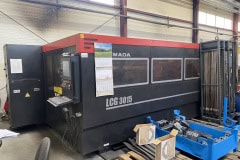 Wycinarka laserowa Amada LCG3015 z paletą detali