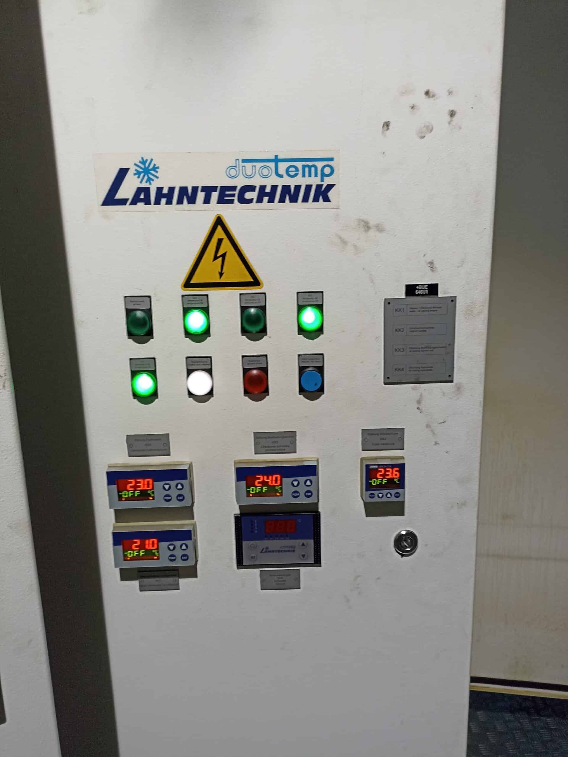 Panel duotemp, cztery niezależnie regulowane obwody temperatury (KK1 do KK4).
