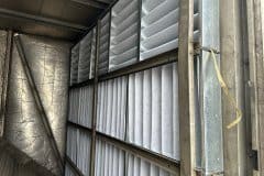 Filtry powietrza w sekcji nawiewnej rooftopu Trane ETKD500