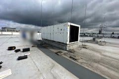 Przegląd zerowy rooftopu Trane ETKD500 na dachu obiektu