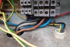 Przepalona instalacja elektryczna Chiller AIR BLUE ALFA 141
