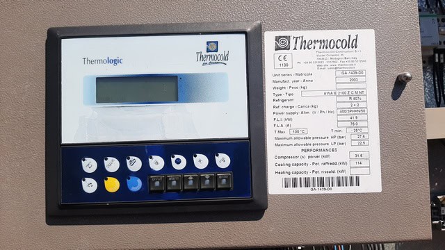 Naprawa agregatów wody lodowej Thermocold GA-1439 SKiC