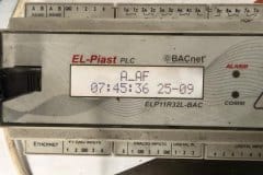 Alarm A_AF na wyświetlaczu sterownika El-Piast ELP11R32L-BAC