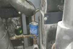 Stary i zatkany filtr freonowy Technotrans